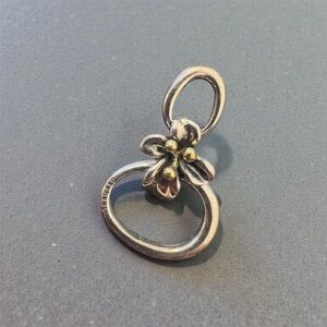 Ann King Sterling & 18kt Orchid Earring (One Earring only without back)